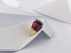 SJ2233 - Yellow Sapphire with Ruby Ring Set in 18 Karat Gold Settings