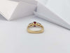 JR0196P - Ruby Ring Set in 18 Karat Gold Setting
