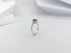 JR0304U - Emerald, Pink Sapphire & Diamond Ring Set in 18 Karat White Gold Setting