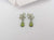 JE0083O - Peridot Earrings Set in 18 Karat White Gold Settings