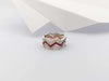 SJ2473 - Ruby and Diamond Ring Set in 18 Karat Rose/White Gold Settings