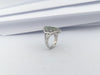 SJ2851 - Green Sapphire Ring set in Silver Settings