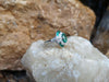 SJ2346 - Emerald with Diamond Ring Set in 18 Karat White Gold Settings