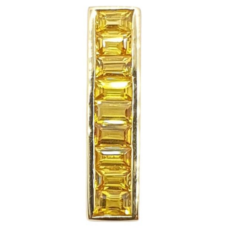 JPC5308 - Yellow Sapphire Pendant Set in 18 Karat Gold Setting