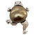JP0197P - Baroque Pearl & Diamond and Ruby eyes Frog Pendant Set in 18 Karat White Gold