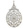 SJ1388 - Diamond Pendant Set in 18 Karat White Gold Settings