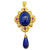 SJ6286 - Lapiz Lazuli, Blue Sapphire, Ruby, Emerald Pendant Set in 18 Karat Gold Settings