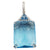 SJ2825 - Blue Topaz and Diamond Pendant Set in 18 Karat White Gold Settings