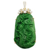 SJ2685 - Carved Jade with Diamond Pendant Set in 18 Karat Gold Settings