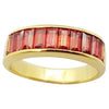 JR0167R - Orange Sapphire Ring Set in 18 Karat Gold Setting