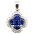 SJ2825 - Blue Sapphire with Diamond Pendant Set in 18 Karat White Gold Settings