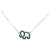 SJ6375 - Tsavorite Necklace Set in 18 Karat White Gold Settings