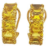 SJ3223 - Yellow Sapphire Earrings set in 18 Karat Gold Settings