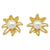 JE0434Y - Fresh Water Pearl & Yellow Sapphire Earrings Set in 18 Karat Gold Setting